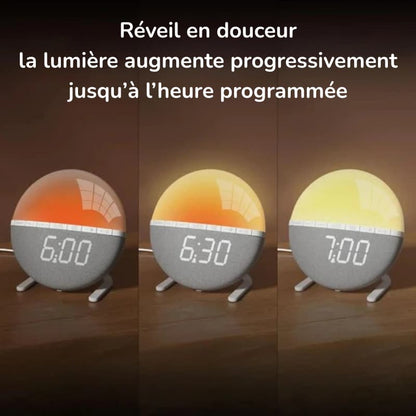 Réveil simulateur d'aube enfant - Lumora™